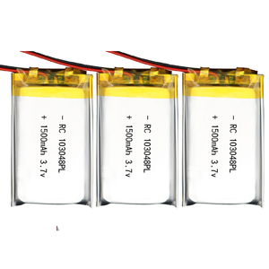 Batteria Ricaricabile ai Polimeri di Litio 3.7v 1500mAh per Droni con BMS UAV 103048 - Product Image 1