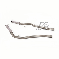 Tuyau d'échappement avant en acier inoxydable OEM pour Audi RSQ8 4.0T 2020-2025 – Amélioration du son et des performances de l'échappement automobile