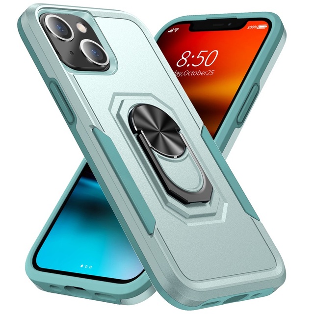 Hybrid Shockproof Mobile Phone case for iphone 13 Magnetic Bracket 2 in 1 Back Cover for iPhone 11 12 13 14