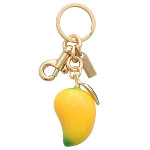 Nouveau porte-clés en résine de mangue, pendentif fruit de dessin animé mignon pour clés de voiture et sacs à dos, mini accessoires jaune-vert, cadeaux en gros - Product Image 5
