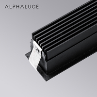 Alpha Light Grill Spot Luminaires Plafond Moderne Carré Encastré Downlight Linéaire Rondelle Murale
