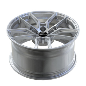 عجلات سيارات من سبائك الألومنيوم الفضية أحادية الكتلة مقاس 17 بوصة، جنوط سيارات عميقة مصنوعة بالحدادة، عجلات سيارات من سبائك الألومنيوم 5x114.3 # جيه إم7121 - Product Image 5