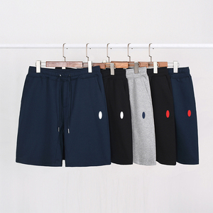 Pantalones Cortos Casuales de Verano para <span class=keywords><strong>Hombre</strong></span>, de Algodón, de Alta Calidad y Bajo Precio, Diseño de Lujo, Color Sólido, Holgados, Deportivos - Product Image 1