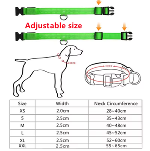 Collar Electrónico LED para Perro, Ajustable, Recargable, Reflectante, Duradero, de Nailon, con Carga USB, Antipérdida, Collar de Seguridad para Perros - Product Image 4