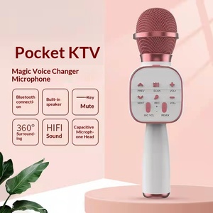 Teléfono Móvil de Entretenimiento con Audio Integrado para Niños, Karaoke DS813 5.0 con Micrófono de Condensador - Product Image 1