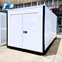 Zhongnan personnalisé Q235 9ft 16ft 19ft préfabriqué assembler mobile portable pliant pliable conteneur de stockage