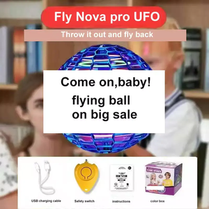 Boule <span class=keywords><strong>Boomerang</strong></span> Magique Volante Amusante, Mini Drone à Rotation 360° avec Lumière, Télécommande Fly Nova <span class=keywords><strong>Pro</strong></span> Spinner Orb Flynova <span class=keywords><strong>Pro</strong></span> Ballmerry - Product Image 4
