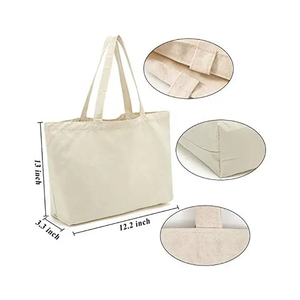 Wholesale Custom Your Shopping Bags Canvas Cotton Tote Bag Blank Promotion Reusable Customizable Shopper Bags With Logo Printed