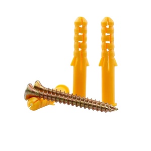 Vendite calde telaio in Nylon giallo fissaggio spina a muro espansa ancore in plastica nella confezione della scatola - Product Image 5