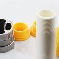 Kit de filières pour tuyaux en PVC de 1/2\", 3/4\", 1\", outil manuel de bricolage, pompe, robinet, réparation avec clé à filetage conique personnalisable OEM