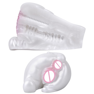 2025 Animal Fantasy Pig Butt Masturbator for Men, Double Hole Anal Toy with Optional <b>Vibration</b>, Factory Supply - Product Image 4