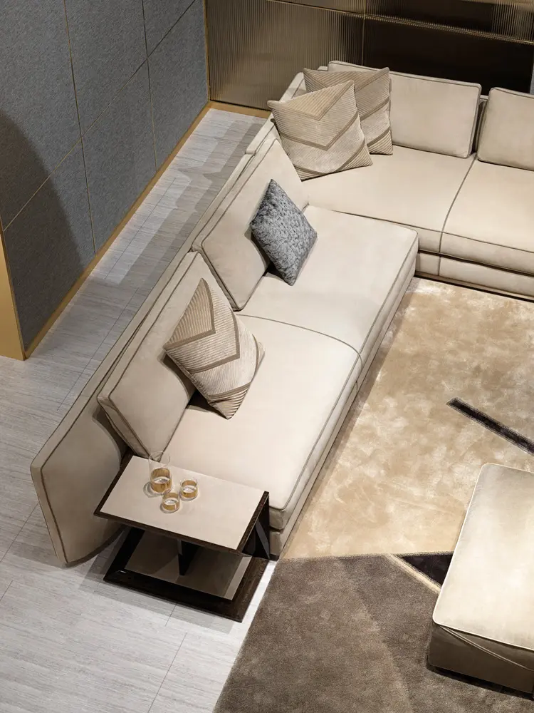 Desain Dalam Ruangan Sofa Set Modern Bagian Mebel Ruang Tamu