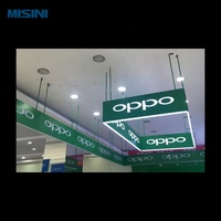 Panneau d'affichage extérieur LED double face personnalisé Caisson lumineux en aluminium Publicité d'entreprise Rectangle mural résistant à l'eau