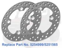 Rotor de frein 4x4 ATV UTV 5254999/5251565 pour Polaris Ranger 1000/570/800/900/ RZR Scrambler Sportsman General 1000 ACE 570/900