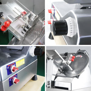 Trancheuse à viande semi-automatique robuste, équipement commercial durable pour hôtels et restaurants buffets, idéale pour <span class=keywords><strong>la</strong></span> préparation de rouleaux de mouton - Product Image 5