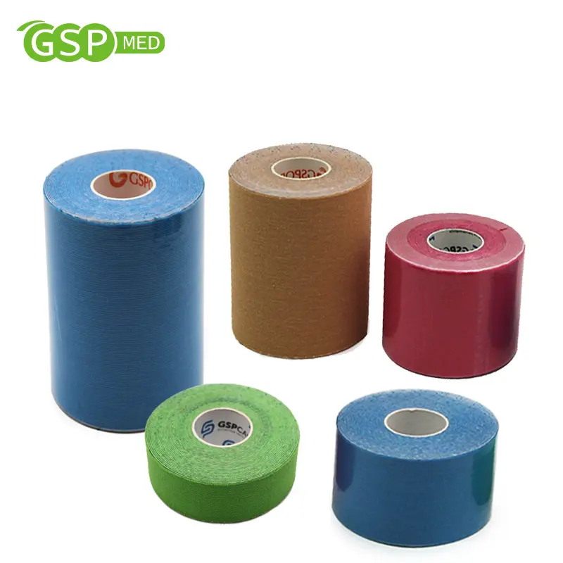 Competitive Kinesiology Tape Elastic Cotton Sports Tape Kinesiology Muscle Relief Bandage Tape For Athletic
