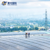 Structure de montage solaire photovoltaïque légère pour toitures, conçue pour les bâtiments industriels, système de montage photovoltaïque commercial et industriel