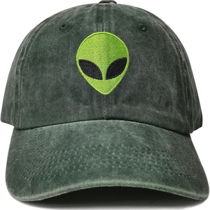 Casquette de baseball brodée Hepandy Dragonfly, sportive, 100% coton, noire lavée, réglable, snapback, unisexe, cadeau - Product Image 6