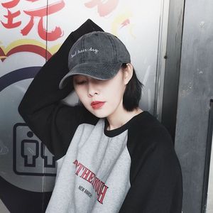 Wholesale Vintage Cotton Washed Distress Denim Sports <strong>Caps</strong> Plain 6 Panel Men Dad Hat Custom Logo Embroidery Baseball <strong>Cap</strong> - Product Image 4