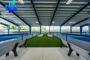 Construction d'usine préfabriquée en structure légère en acier au design moderne, garantie de plus de 5 ans, résistance au vent de plus de 121 mph pour le basketball - Product Image 6