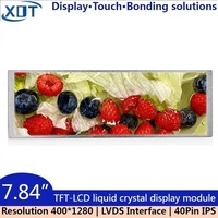 XOT BOE 7,84-Zoll IPS TFT LCD Monitor, LVDS-Schnittstelle, 400x1200 Auflösung, 350cd Langstreifen-Bildschirm, Gehäuse-Bildschirm