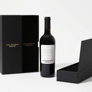 Nueva Caja de Regalo Magnética para Whisky, Vino y Alcohol, de Cartón Rígido con Logotipo en Relieve de Lujo, Fabricada con Materiales Reciclados - Product Image 3
