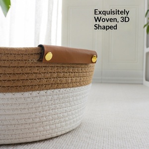 Cama para Gatos MW-031, Apta para Todas las Estaciones, Extra Grande, con Rascador, Cesta Tejida para Gatos Ragdoll y Perros, Sin Relleno - Product Image 3