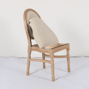 फ्रेंच विंटेज शैली ठोस लकड़ी के लक्जरी लाउस होटल भोज भोज कुर्सी - Product Image 5