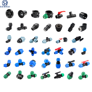 Werksanpassung Alle Arten und Größen PP-Klemmverbindungen Wasserversorgungskupplung T-Stück Winkel Gewinde <span class=keywords><strong>HDPE</strong></span>-Rohrverbindungen - Product Image 1