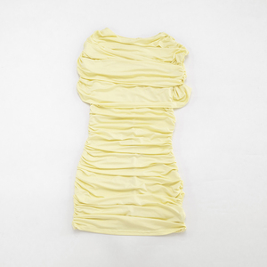 Viviblook D26DS202 Vestido de Fiesta Corto para Mujer, Verano, Color Sólido, Casual, Manga Corta, Estilo Bodycon - Product Image 6