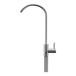Grifo de Cocina Monomando de Acero Inoxidable 304, Montado en Encimera, con Salida de Aguas Residuales y Purificador de Agua Potable Directa - Product Image 1