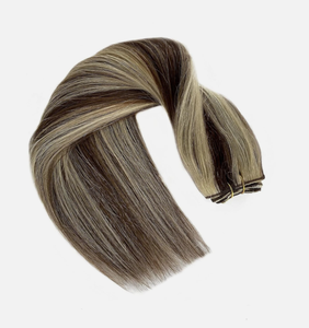 Juego Completo de Cabello Humano Rubio Ceniza Ombre, 100% Densidad, Tamaño Personalizable, Cabello Remy - Product Image 5