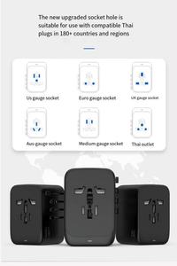 GAN adaptateur de voyage universel gan chargeur ordinateur portable accessoires rétractables plaques d'or électrique portable ev 124v sam sung chargeur - Product Image 3
