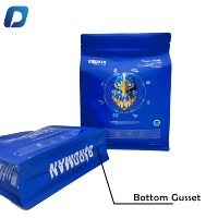 1kg 5kg 10kg Emballage de produit alimentaire imprimé personnalisé de haute qualité à fond plat Sac de riz en plastique Sac de riz en plastique