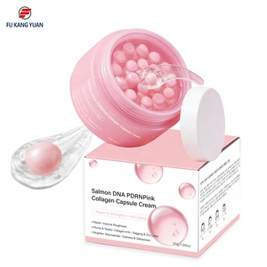 FKY Crema Viso al <span class=keywords><strong>Collagene</strong></span> Coreana Idratante Antirughe Anti-età con Capsule di PDRN di Salmone, Private Label, per una Pelle Effetto Vetro - Product Image 1