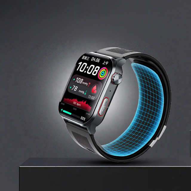 2026 Newest Custom Smartwatch, 2.1" HD Display, Air Pump BP & ECG Monitoring, Health Tracking, Bulk Order Support for B2B