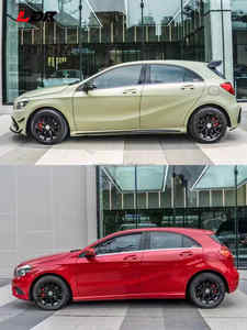 <span class=keywords><strong>Venta</strong></span> de fábrica para Mercedes Benz Clase A W176 2013-2018 Nueva actualización <span class=keywords><strong>A45</strong></span> <span class=keywords><strong>AMG</strong></span> Bodykit Car Bumper Grille Side Skirt <span class=keywords><strong>en</strong></span> Material PP - Product Image 3