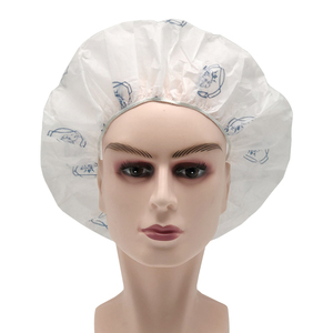 Không thấm nước dùng một lần màu trắng màu xanh chất lượng tốt giá rẻ không dệt bouffant Clip in cap PP + PE dùng một lần cap - Product Image 1