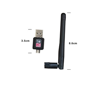 IFA01 LC 150Mbps USB2.0 RT5370 <b>WiFi</b> Adapter 2dBi Antenna IEEE 802.11b/g/n Support Network Cards - Product Image 2