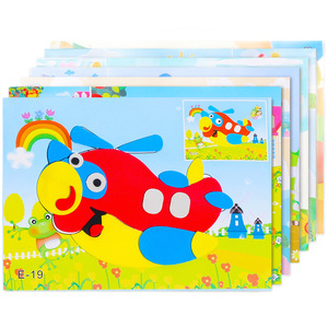 Cartoon <b>Craft</b> Sticker Painting H-3 EVA Material Collage Educational Art Toy for Children - Product Image 3