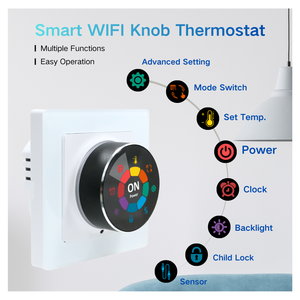 Termostato WiFi Intelligente per Casa e Hotel, Regolatore di Temperatura Elettrico a Risparmio Energetico, Controllo Intelligente per Riscaldamento a Pavimento - Product Image 5