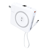 KP KP-Super11 – Chargeur rapide 15W pour téléphone portable, certifié SAA australien, cinq-en-un, avec câble intégré et batterie externe 10000mAh