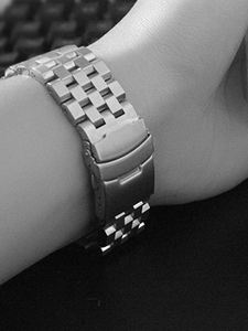 고품질 18mm 20mm <span class=keywords><strong>22mm</strong></span> 24mm 스테인리스 스틸 시계 스트랩 밴드 공장 직판 럭셔리 Skx007 다이버 시계 밴드 호환용 - Product Image 2