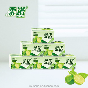 Großverkauf der fabrik 2 lagen 100% virgin zellstoff kosmetiktücher - Product Image 4