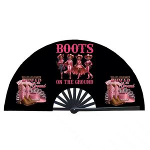 Wholesale Eco-Friendly Painted Plastic <b>Hand</b> <b>Fan</b> - Product Image 2