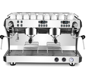 GEMILAI CRM3120C Máquina de Espresso Semiautomática de Doble Grupo con Calentadores Múltiples Independientes, Control de Temperatura PID y Bomba Rotatoria de 9 Bares - Product Image 2