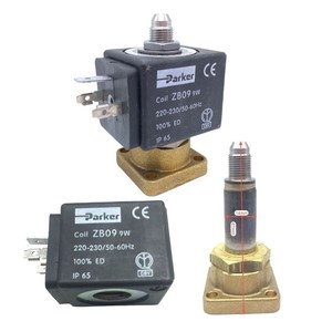 Válvula Solenoide Parker ZB09 9W 220-230V 50-60Hz, Pieza para Cafetera, IP65 - Product Image 1