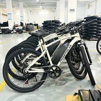 Vélo de montagne électrique avec moteur 700W, batterie amovible 36V 10.4AH, E-MTB pour adultes, vélo électrique à 7 vitesses, frein à disque double, conduite tout-terrain