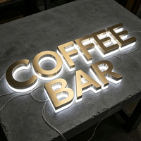 Letrero Exterior Personalizado con Luz LED, Letras 3D, Decoración Luminosa, Letrero Metálico para Tienda, Letrero con Logotipo para Exteriores, Publicidad Exterior