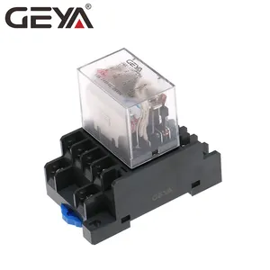 Giya通用继电器开关JQX-13F LY4 DC 12A 24V 14Pin电子迷你电磁继电器